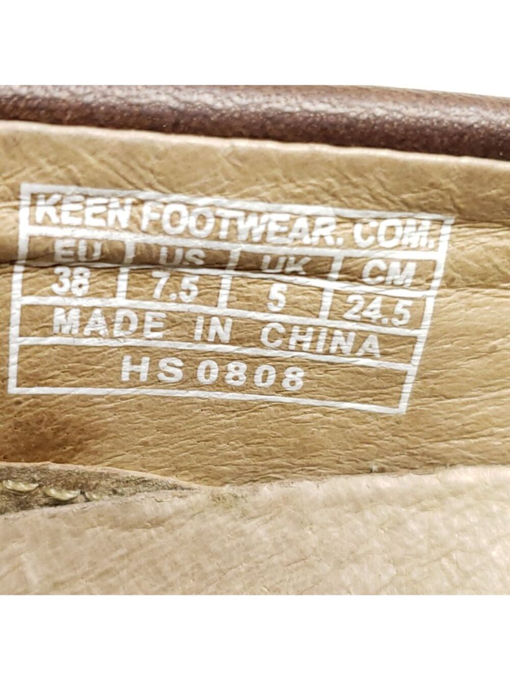 Keen Womens Size 7.5 Sienna Brown Leather Mary Jane Slip-On Shoes - Picture 9 of 9